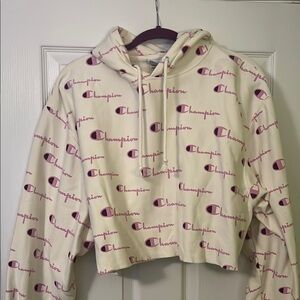 Champion Women's Cream Hoodie